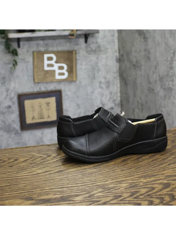 NEW Clarks Womens Cheyn Madi Loafer Leather 26128930 Black 7M - Image 7