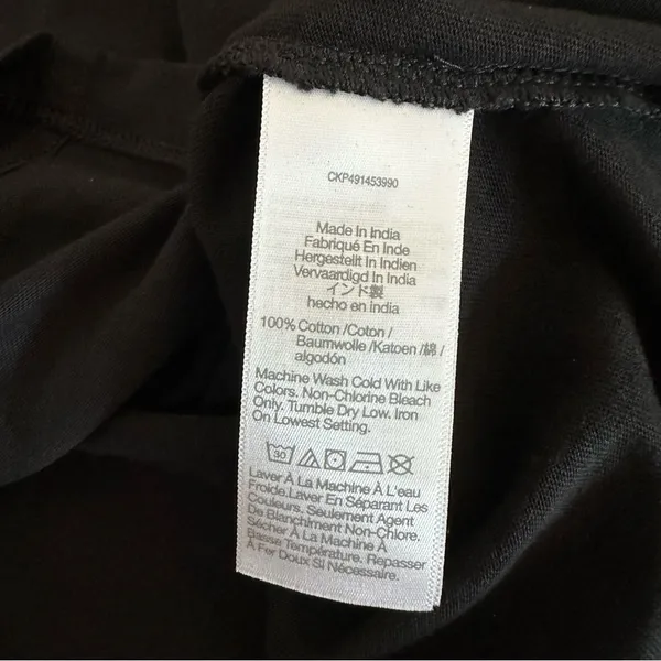 Madewell Top Womens Puff-Sleeve Tee Short Basic Everyday Staple Black Size L NEW - Image 9