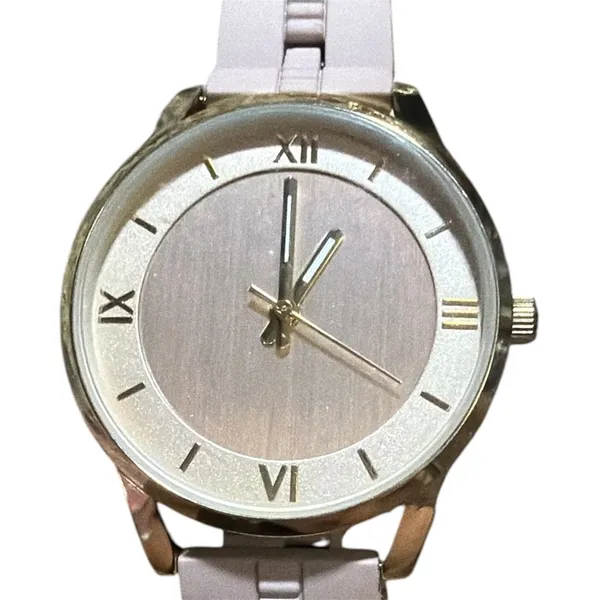 Accutime Watch Corp. 42066WML Pink Gold-Tone Analog Watch - Image 2