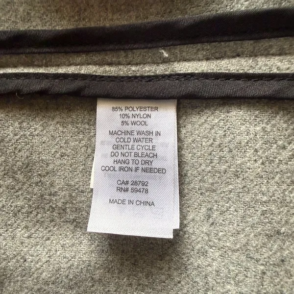 The Savile Row Co gray sleeveless collared open cardigan sweater vest XS - Image 8