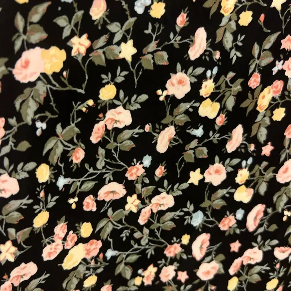 Abercrombie Fitch Black Floral Maxi Dress with Adjustable Tie Back Straps - Image 3