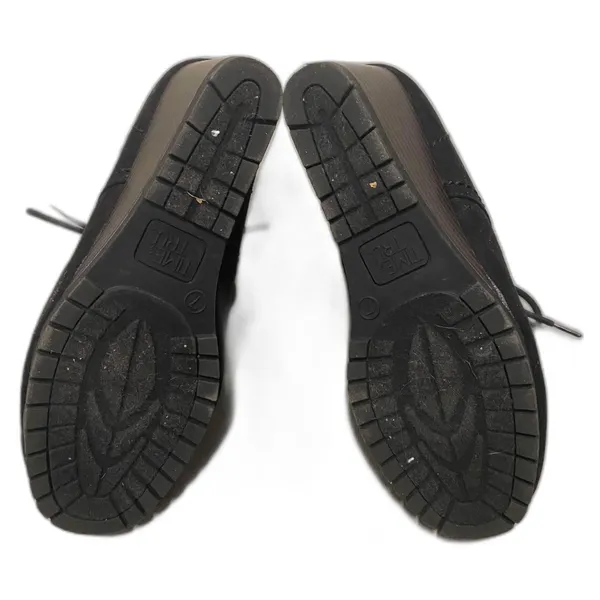 Time and True Black Faux Suede Lace Up Wedges Women's Size 7 - Image 5