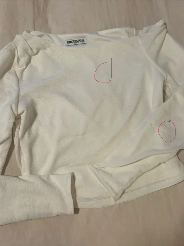 Princess Polly Asymmetrical Top Long Sleeve - Image 5