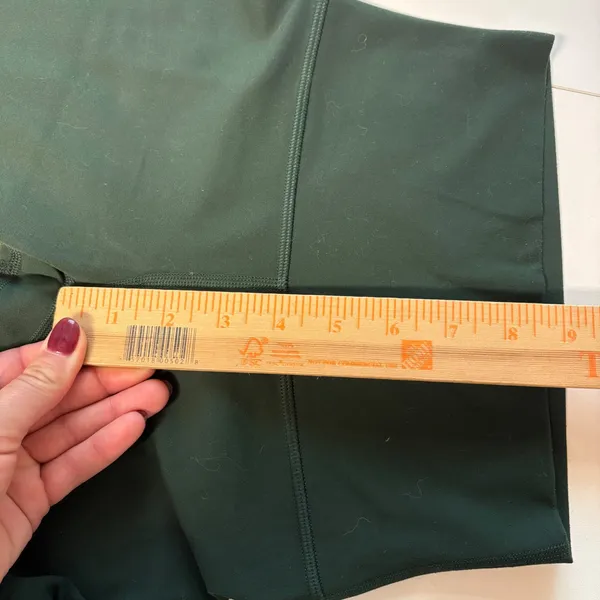 Lululemon Align Crop 21" Women Size 2 Dark Green High Rise Nulu Leggings LW6BQVS - Image 4