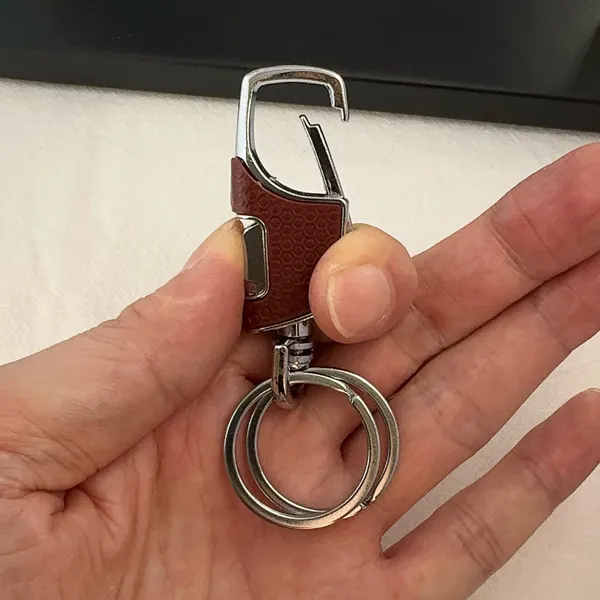 Car Keychain Carabiner Keychain for Men Women Double Key Rings - Image 6