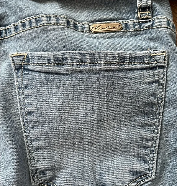 Kancan light blue size 28 women's skinny straight leg Jeans - Image 8