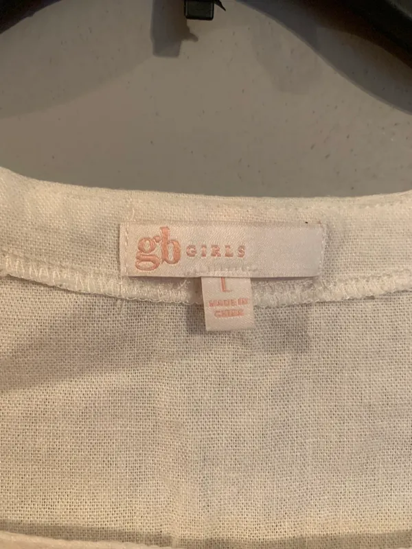 Gianni Bini White Linen Top - Image 2
