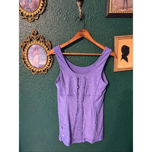 Lululemon Purple Tank Top Sz 6 - Image 2