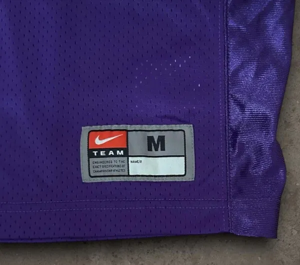 Vintage Purple NFL Mesh Jersey - Image 2
