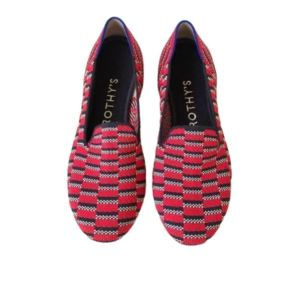 Rothy's The Loafer Cherry Red Mosaic Loafers (Retired) Size 7.5 - Image 4