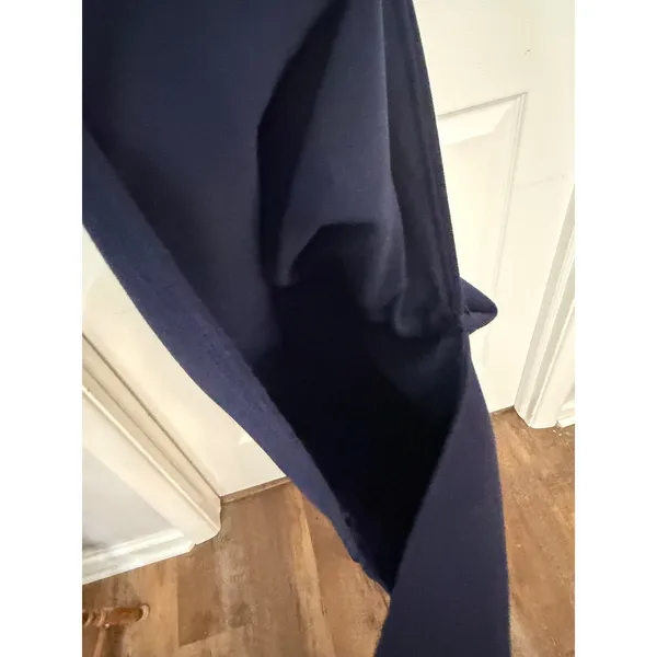 Lulus Navy Blue Bodycon Dress Square‎ Neck Side Slit Cocktail Wedding Guest - Image 7