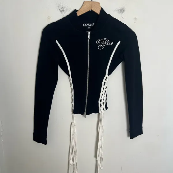 I.AM.GIA- Zosha Jacket Full Zip Black Size XXS - Image 2