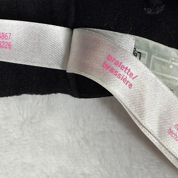 PINK Victoria's‎ Secret Black Teal Butterfly Lace Strappy Back Bralette Small - Image 4