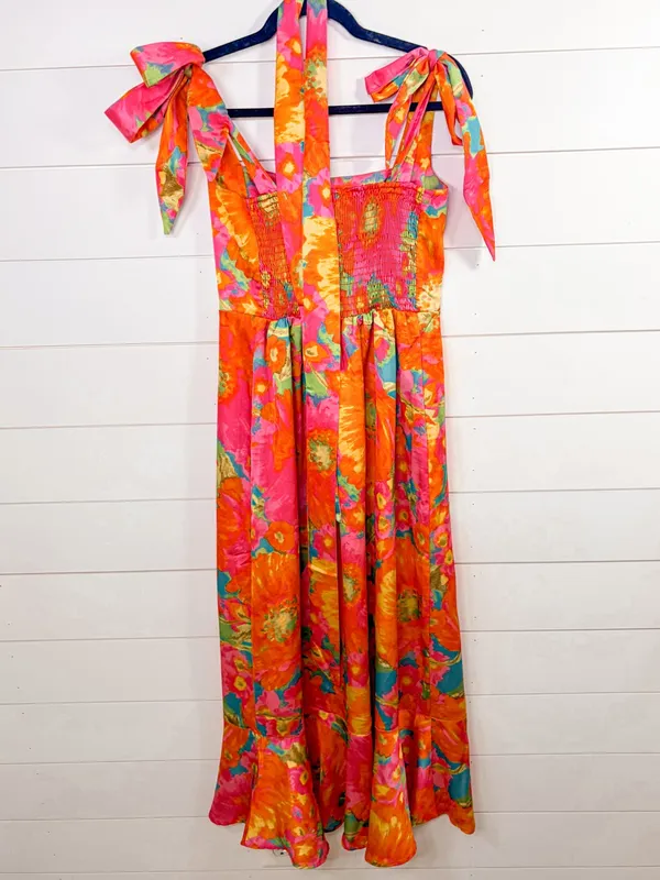 Show Me Your Mumu Garden Midi Dress Miss Malibu, EUC, Medium, MSRP $198 - Image 12