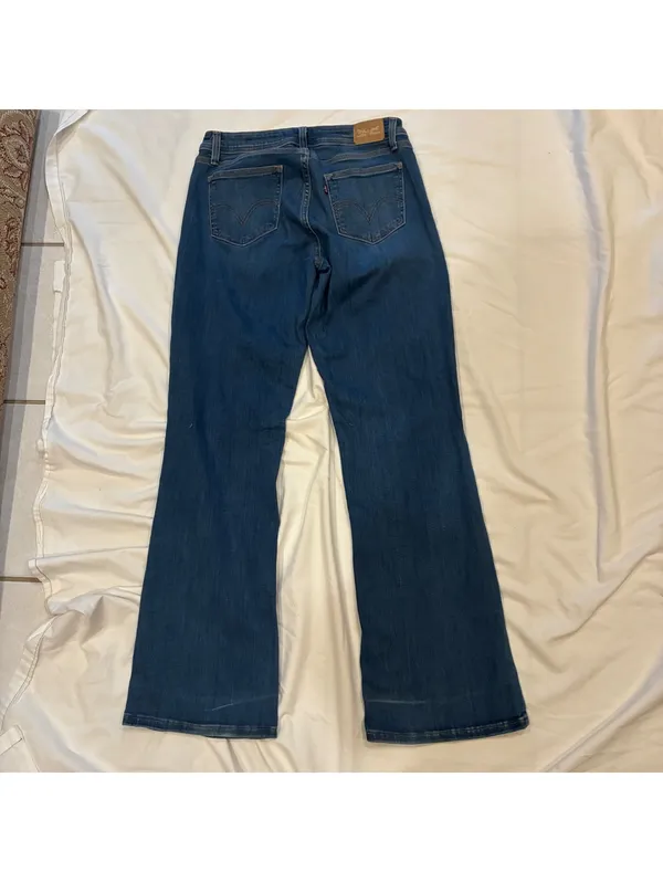 Levi’s Womens Y2K Western Mid Rise Bootcut Flare Medium Wash Blue Jeans Size 10 - Image 2