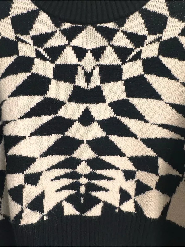 FARM RIO Deco Knit Crewneck Sweater - Image 3