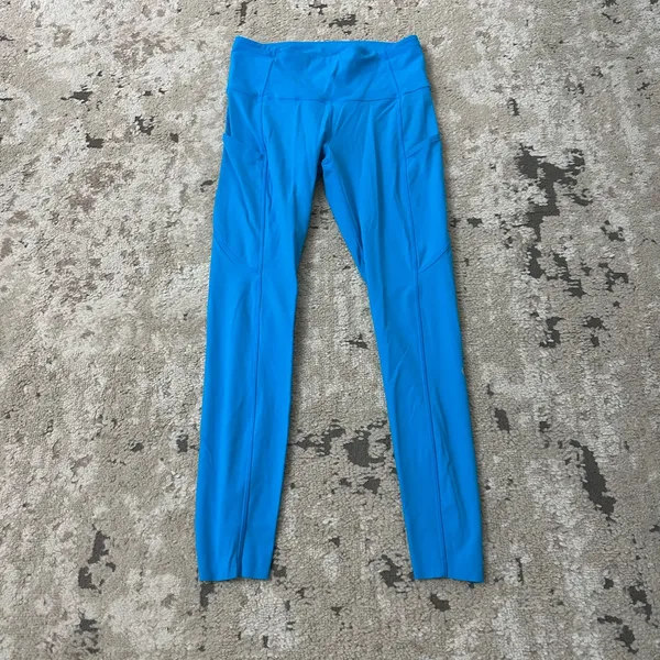 Lululemon Fast and Free High-Rise Tight 25" Size 6 in Azure - Image 3