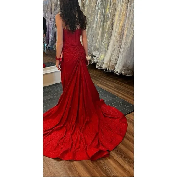 Amarra Red Prom Dress Size 0‎ - Image 5