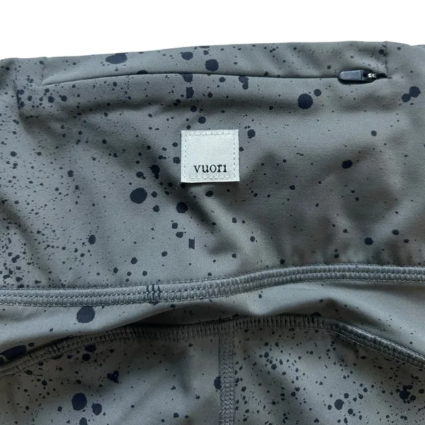 Vuori STRIDE LEGGING Oregano Splatter Size Small Activewear Athletic Athleisure - Image 15