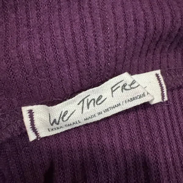 We The Free Off-Shoulder Burgundy Sweater - Image 11