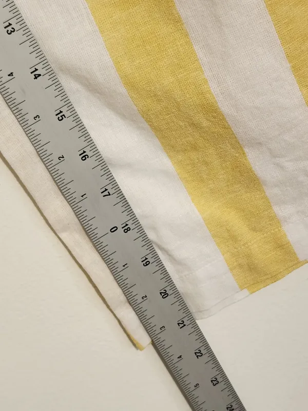 Soho by New York & Company Yellow Stripe Strapless Jumpsuit Size Large NWT - Image 9