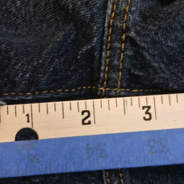 Levi’s 501 shorts buttonfly 26 Jean shorts jorts blue - Image 6