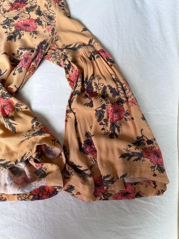 Free people yellow floral blouse - Image 5