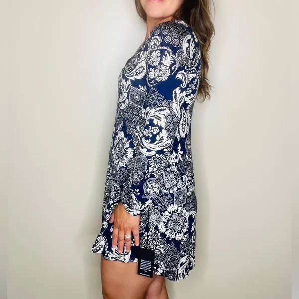 Michael Lauren X Revolve Kyle Long Sleeve Mini Dress - Image 3