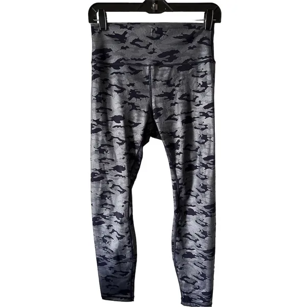 Zyia Active Women’s Silver Camo Supreme Hi-Rise Size‎ 12 Leggings Metallic Sheen - Image 5