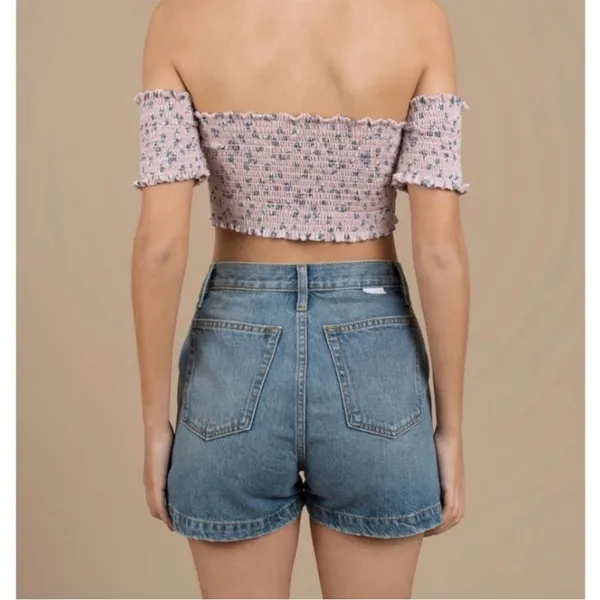 Boyish Tony high rise denim shorts 27 - Image 4