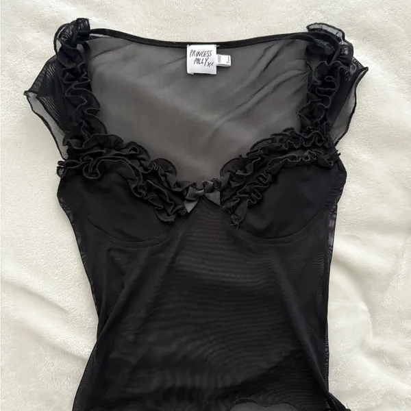 Princess Polly Top Black Things Change - Image 6