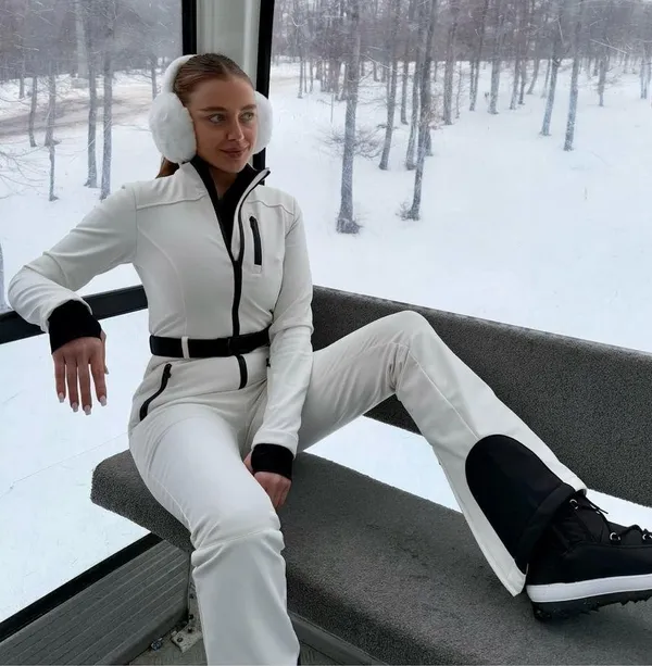 Zara ski jumpsuit Windproof Recco ski collection snowboard suit onsie ski wear - Image 3