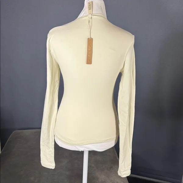 Women’s Skims Bone Long Sleeve T-Shirt Cotton Jersey Size XXS NWT - Image 5