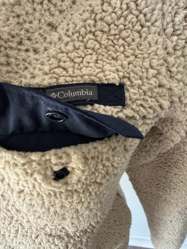 Columbia Beige Georgia Tech Fleece Zip Up Jacket  - Image 4