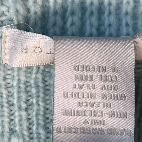 DESIGN HISTORY Sweater Womens XXL Mint Green Cable‎ Knit Split Neck Pullover NWT - Image 6