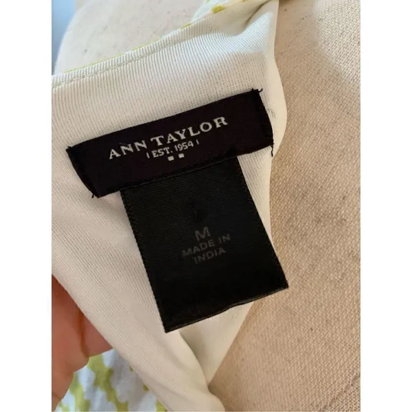 Ann Taylor yellow dress size medium summer - Image 5
