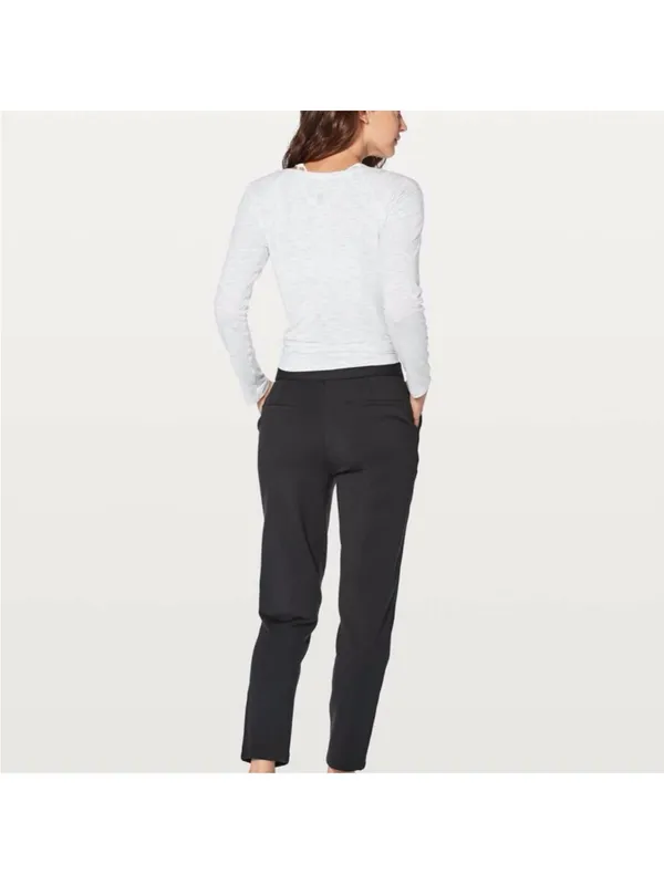 Lululemon City Trek Trouser II *28" Black‎ Size 6 - Image 2