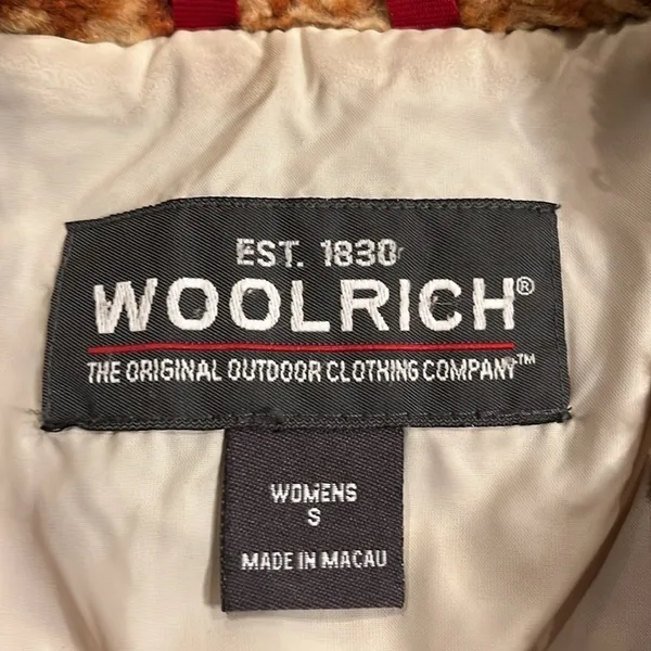 Woolrich circa 2010s textured sherpa fleece button front jacket lined 15458 S - Image 5