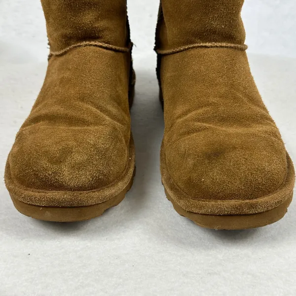 Bearpaw Suede Pull On Winter Boots Women's‎ Size 8 Brown Cozy Comfort - Image 3