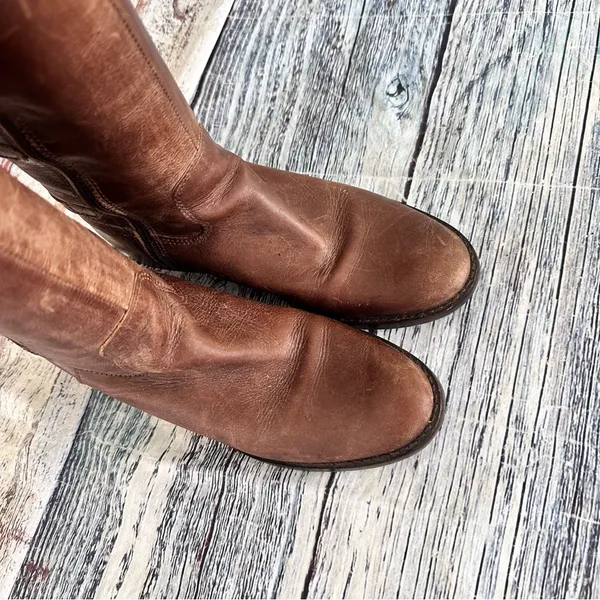 Matisse “Becky” Brown Leather Knee-High Boots - Image 3