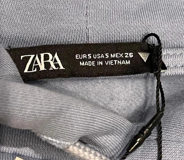 ZARA Sweatsuit Set With Hoodie And Wide Leg Size S - Image 3