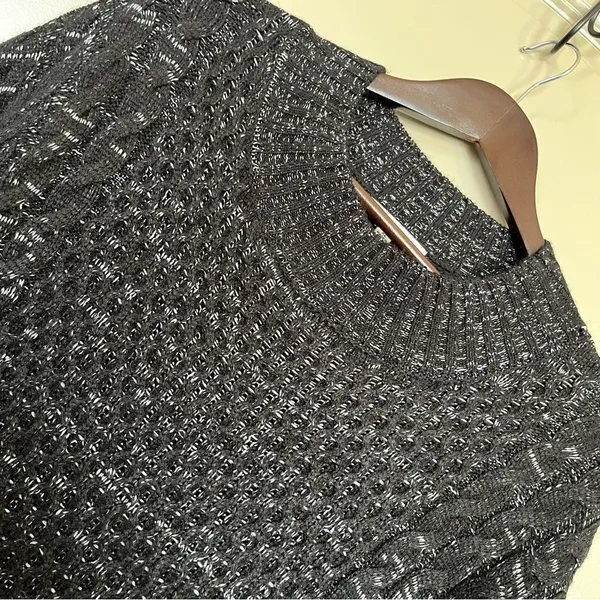 NEW Black & White Sweater Dress XL‎ - Sandra Darren NWT - Image 4