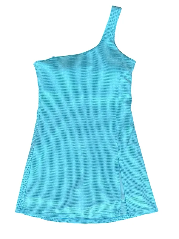 Beach Riot Women’s Harlee One Shoulder Mesh Tennis Mini Dress In Blueberry Ice - Image 12
