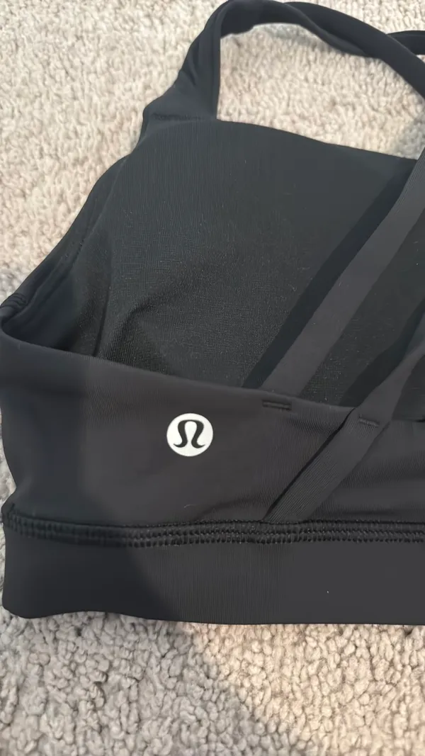 Black Lululemon Energy Bra  - Image 5