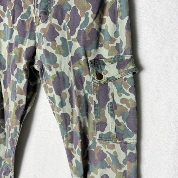 BDG Urban Outfitters Faded Camo Ankle Zip Skinny Cargo Pants Women Size 27 - Image 3