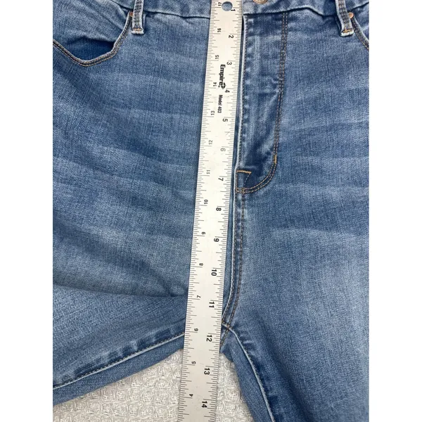 PacSun Push‎ Up Jegging Women's Size 30 Blue Denim Power Super Stretch Jeans - Image 6