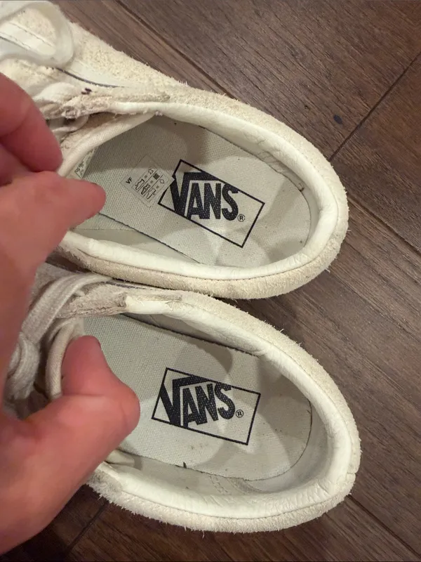 Vans-Old Skool Low Cream Woven l Sneaker US Women’s Size 9 Mens 7.5 - C72-002 - Image 3