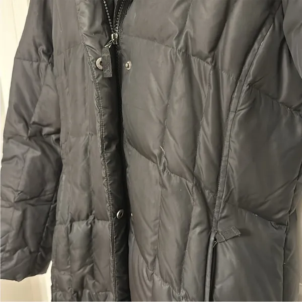Eddie Bauer Women's Black Long Puffer Snow/Ski/Winter Jacket Size Small - Image 5