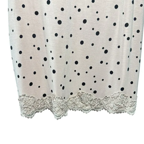 Y2K Lane Bryant Lace Cami Pink Polka Dot Tank Plus 14/16‎ Coquette Soft Girl Top - Image 6