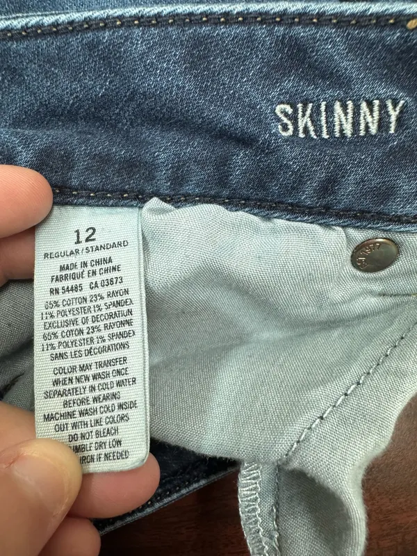 American Eagle Super Stretch Skinny Jeans Size 12 - Image 7